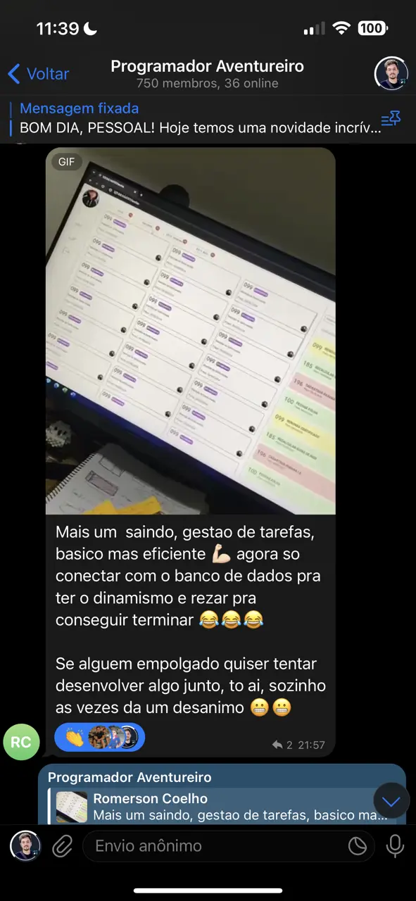 Depoimento de aluno 8